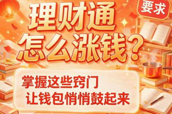 理财通怎么涨钱？掌握这些窍门让钱包悄悄鼓起来
