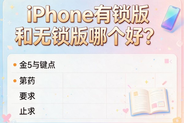 iPhone有锁版和无锁版哪个好？