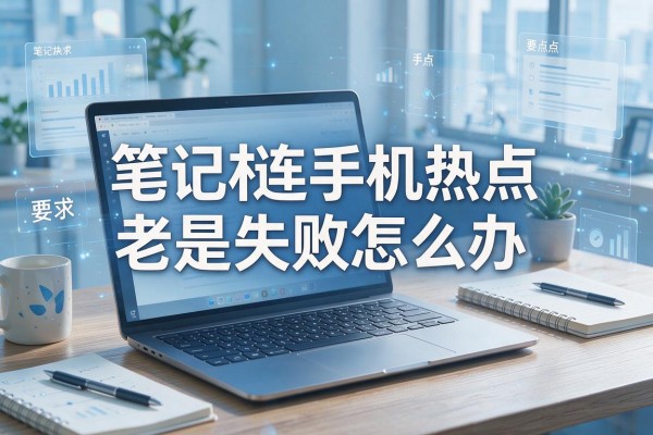 笔记本连手机热点老是失败怎么办