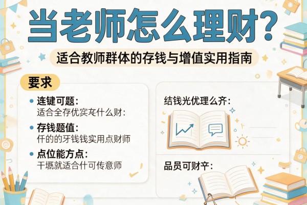 当老师怎么理财？适合教师群体的存钱与增值实用指南