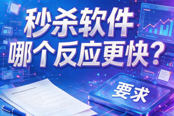 秒杀软件哪个反应更快？