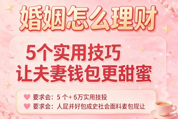 婚姻怎么理财：5个实用技巧让夫妻钱包更甜蜜