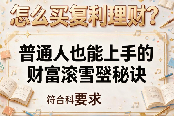 怎么买复利理财？普通人也能上手的财富滚雪球秘诀