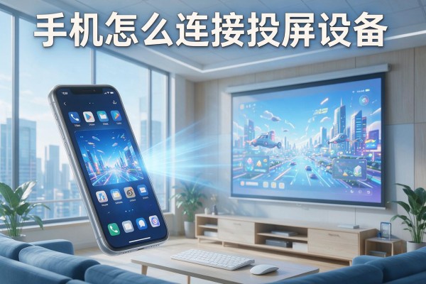 手机怎么连接投屏设备？