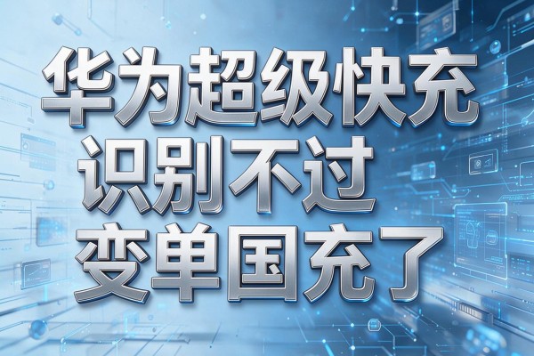 华为超级快充识别不了变普通充了