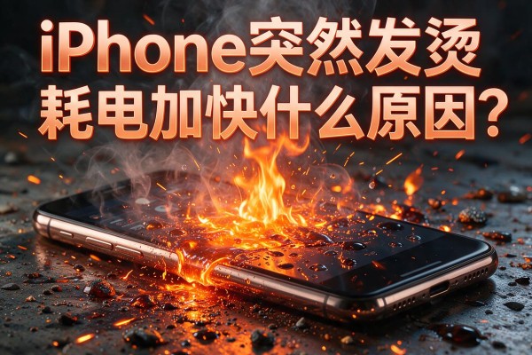 iPhone突然发烫且耗电加快什么原因？