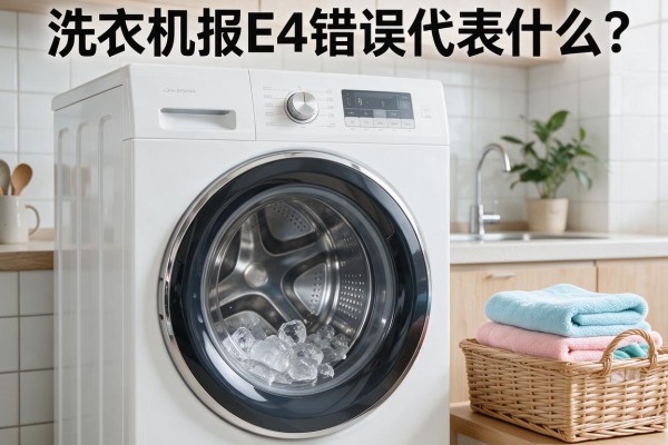 洗衣机报E4错误代表什么？