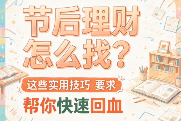 节后理财怎么找？这些实用技巧帮你快速回血