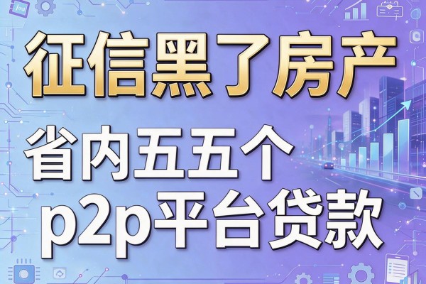 征信黑了房产，省内五个p2p平台贷款