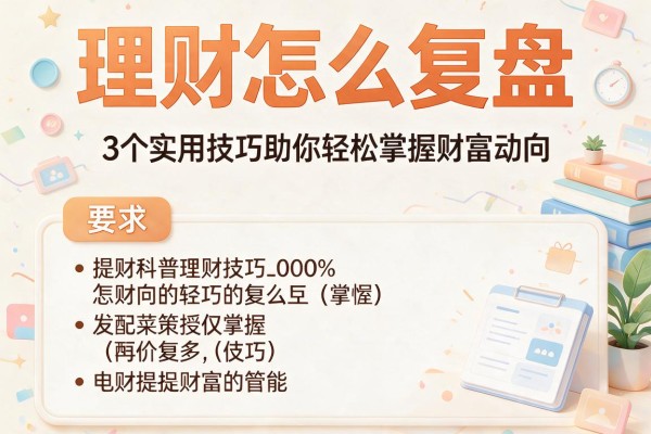 理财怎么复盘：3个实用技巧助你轻松掌握财富动向