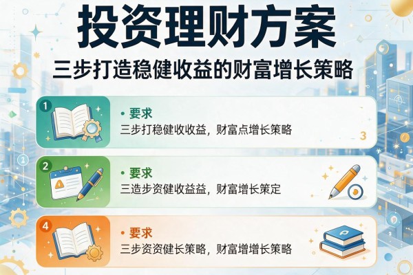 投资理财方案：三步打造稳健收益的财富增长策略