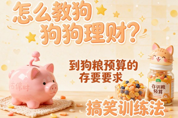 怎么教狗狗理财？从存钱罐到狗粮预算的搞笑训练法