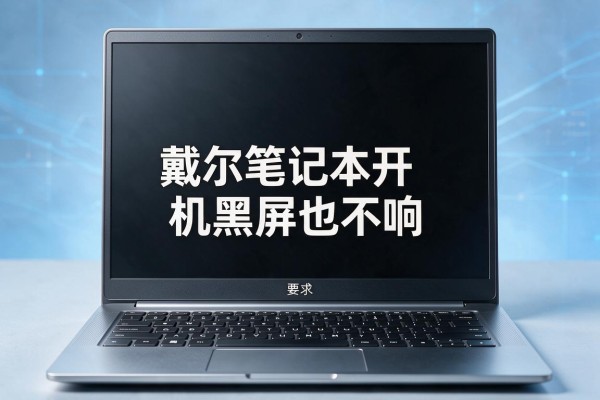 戴尔笔记本开机黑屏也不响？