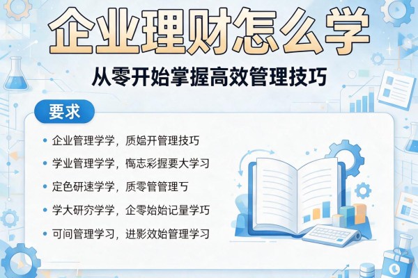 企业理财怎么学：从零开始掌握高效管理技巧
