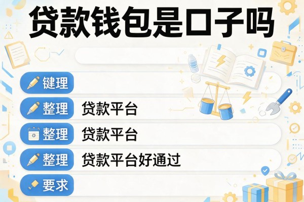贷款钱包是口子吗，整理五个贷款平台好通过