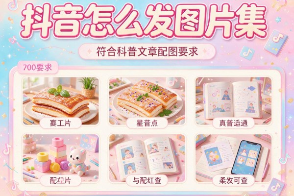抖音怎么发图片集？