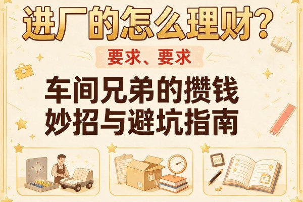 进厂的怎么理财？车间兄弟的攒钱妙招与避坑指南