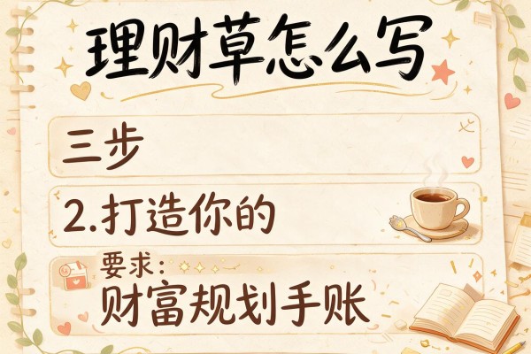 理财草书怎么写：三步打造你的财富规划手账
