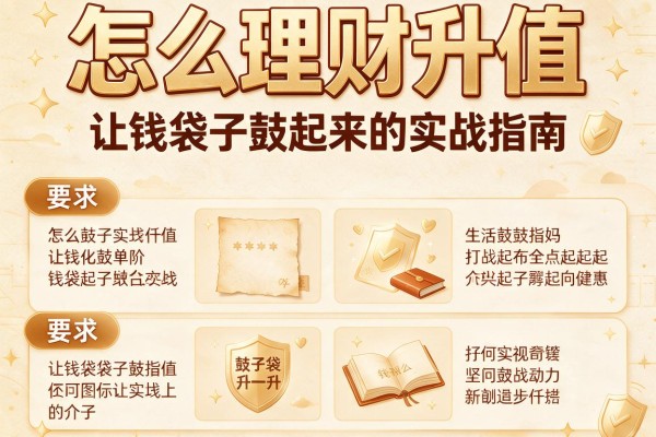 怎么理财升值：让钱袋子鼓起来的实战指南