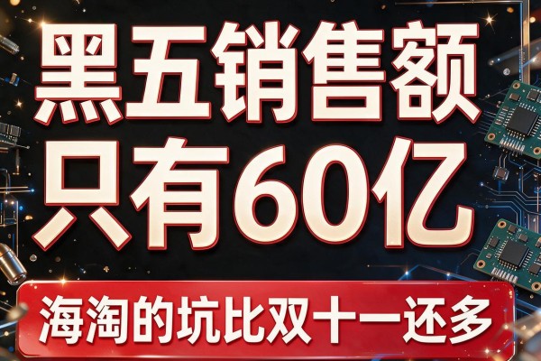 黑五销售额只有60亿 海淘的坑比双十一还多