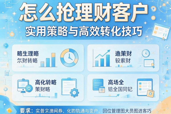 怎么抢理财客户：实用策略与高效转化技巧