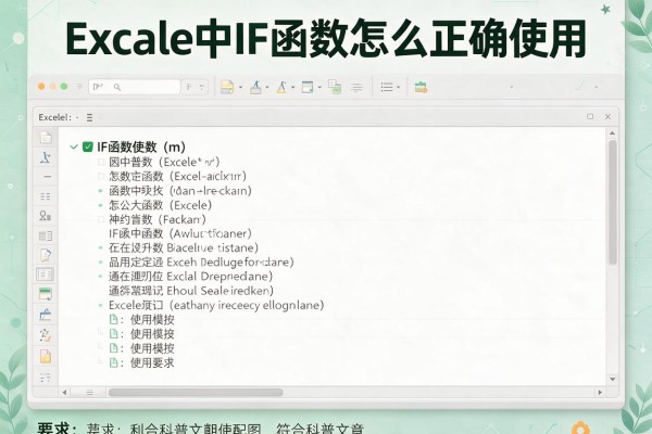 Excel中IF函数怎么正确使用？