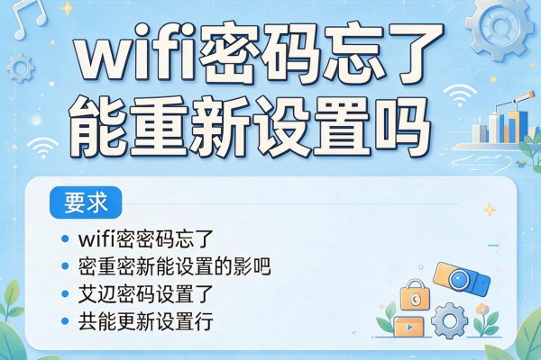 wifi密码忘了能重新设置吗？