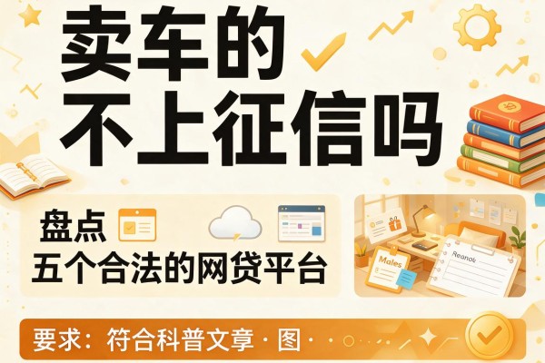 卖车的不上征信吗，盘点五个合法的网贷平台