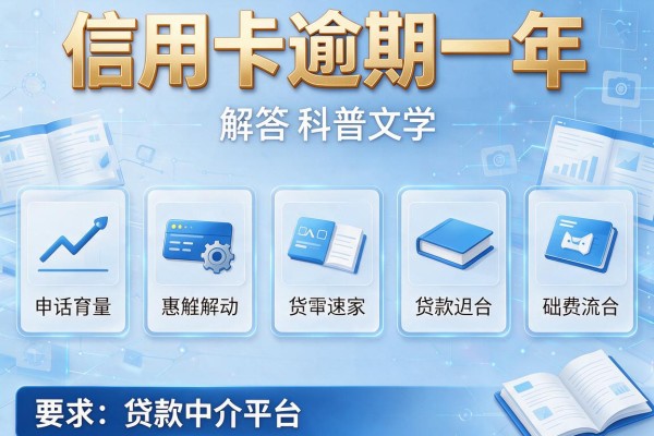 信用卡逾期一年，解答五家贷款中介平台