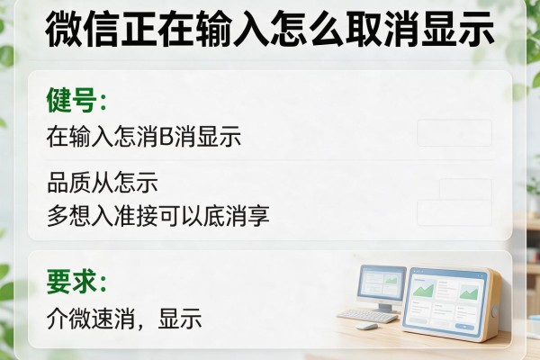 微信正在输入怎么取消显示