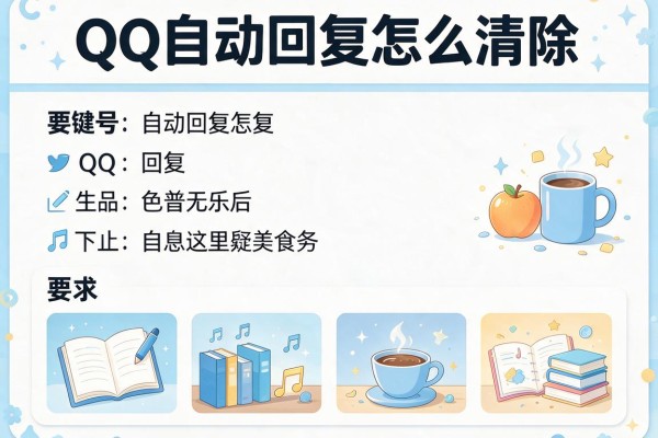 QQ自动回复怎么清除？