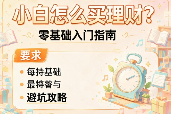 小白怎么买理财？零基础入门指南与避坑攻略