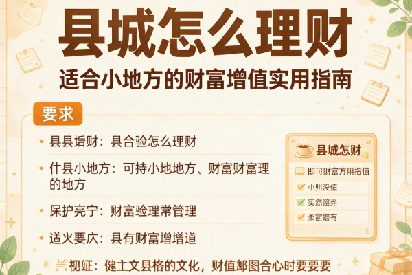 县城怎么理财：适合小地方的财富增值实用指南