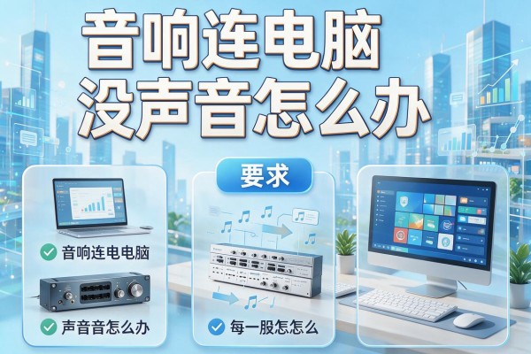 音响连电脑没声音怎么办？