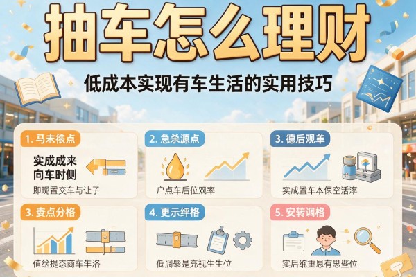 抽车怎么理财：低成本实现有车生活的实用技巧