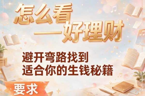 怎么看好理财——避开弯路找到适合你的生钱秘籍