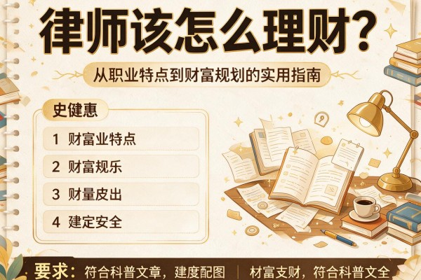 律师该怎么理财？从职业特点到财富规划的实用指南