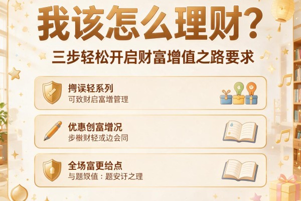 我该怎么理财？三步轻松开启财富增值之路