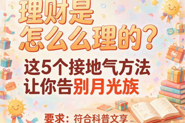 理财是怎么理的？这5个接地气方法让你告别月光族