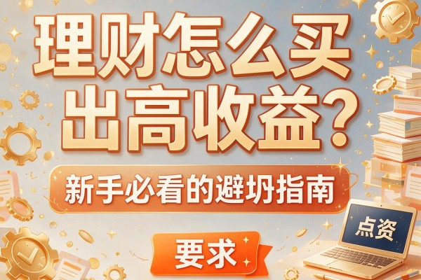 理财怎么买出高收益？新手必看的避坑指南