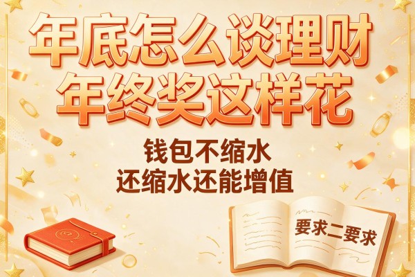 年底怎么谈理财年终奖这样花，钱包不缩水还能增值