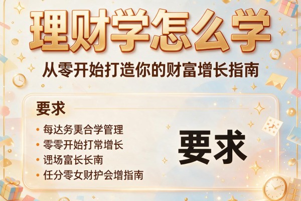 理财学怎么学：从零开始打造你的财富增长指南