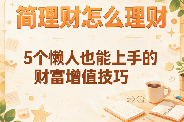 简理财怎么理财：5个懒人也能上手的财富增值技巧