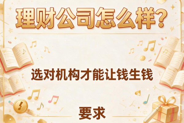 理财公司怎么样？选对机构才能让钱生钱