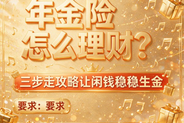 年金险怎么理财？三步走攻略让闲钱稳稳生金