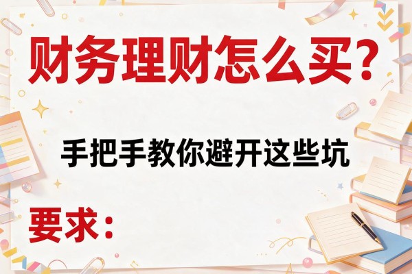 财务理财怎么买？手把手教你避开这些坑