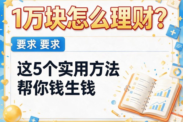 1万块怎么理财？这5个实用方法帮你钱生钱