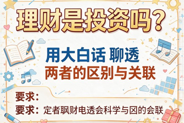 理财是投资吗？用大白话聊透两者的区别与关联