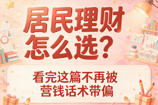 居民理财怎么选？看完这篇不再被营销话术带偏