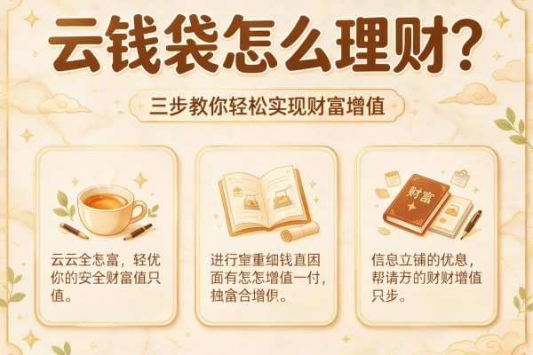 云钱袋怎么理财？三步教你轻松实现财富增值